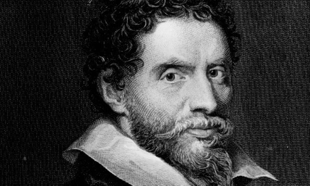 Circa 1620, Playwright Ben Jonson (1572 - 1637). Original Artwork: Engraving by W C Edwards from an original picture.