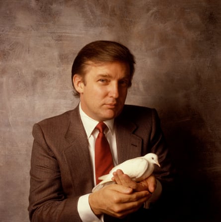 Donald Trump with a dove, New York, 1983.