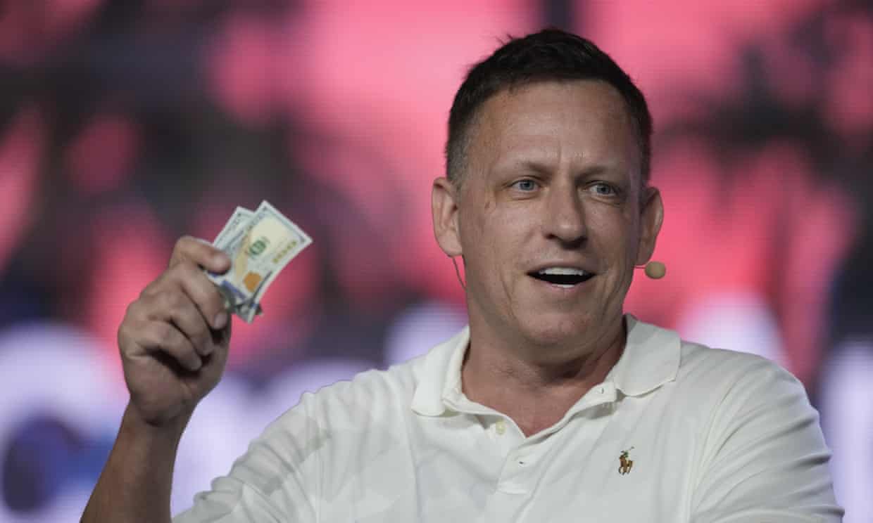 <div class=__reading__mode__extracted__imagecaption>‘Peter Thiel, the billionaire tech financier who is among those leading the charge, once wrote, “I no longer believe that freedom and democracy are compatible.”’Photograph: Rebecca Blackwell/AP<br>‘Peter Thiel, the billionaire tech financier who is among those leading the charge, once wrote, “I no longer believe that freedom and democracy are compatible.”’Photograph: Rebecca Blackwell/AP</div>