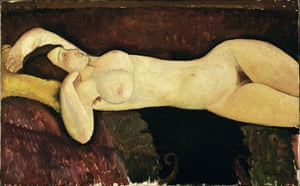 No restless searching … Reclining Nude, 1919.