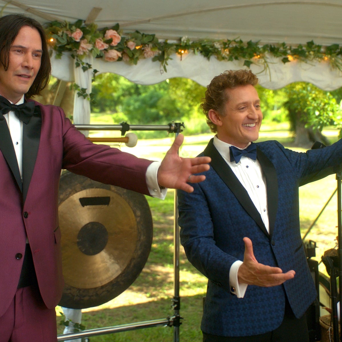 Bill Ted Face The Music Review Sweet Adventure Into Middle Age Movies The Guardian