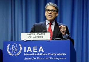 U.S. Energy Secretary Perry at the opening of the International Atomic Energy Agency (IAEA) General Conference at their headquarters in Vienna, Austria, this week