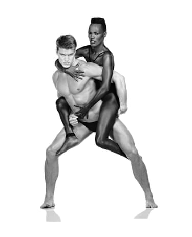 Grace Jones and Dolph Lundgren, a portrait by Albert Watson