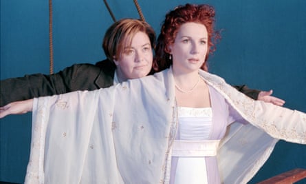 Sinking Titanic for the 1998 Christmas special