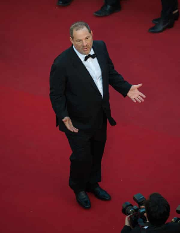 Harvey Weinstein at the Cannes film festival in 2015.