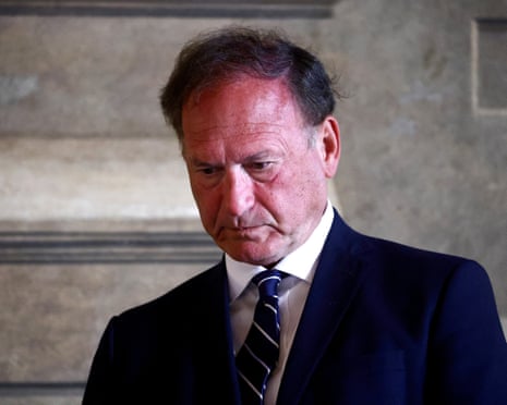 Supreme court justice Samuel Alito attends an event organized by the US embassy to the Holy See in Rome, Italy, on 20 September 2025.
