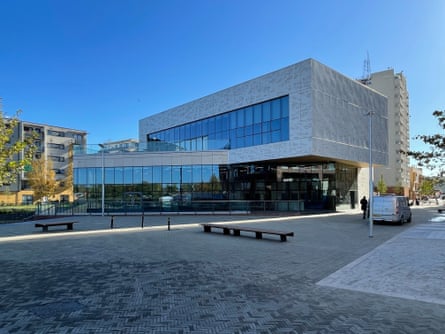 The Nest library and community hub in Southmere Village.