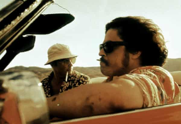 Mit Johnny Depp in Fear and Loathing in Las Vegas
