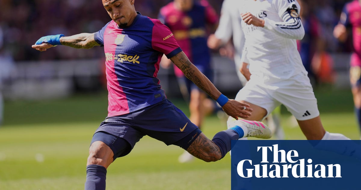 Barcelona see off Mbappe-inspired Real Madrid in seven-goal thriller to close on title