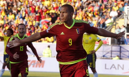 Life in Venezuela is not easy but Salomón Rondón is a hero for the country’s national team.