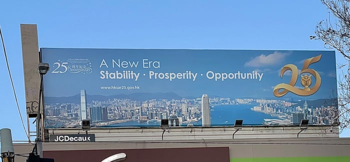 Billboards Celebrating Hong Kong S New Era To Stay Up In Australia Despite Complaints Hong Kong The Guardian Billboards Celebrating Hong Kong S New Era To Stay Up In Australia Despite Complaints Hong Kong The Guardian