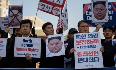 Refugees from North Korea and activists raise the issue of human rights before Kim Jong-un’s Hanoi summit with Donald Trump. 