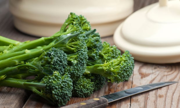 Broccoli on table