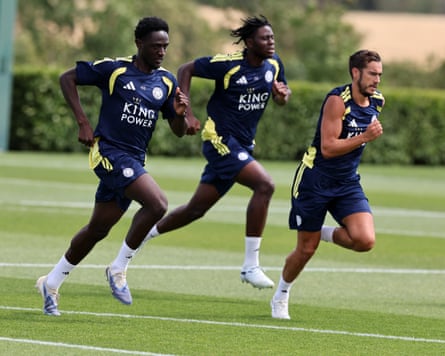 Harry Winks in training