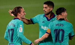 Barcelona’s ‘MSG’ front three have been tasty tonight.