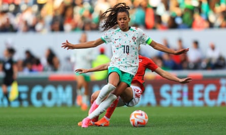 Jéssica Silva in action against Wales in April.