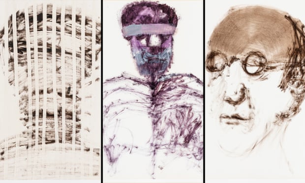 Details of Sidney Nolan's work are on display at the Jewish Museum.
