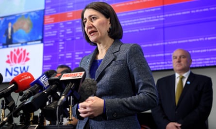 NSW premier Gladys Berejiklian addresses media on Tuesday.