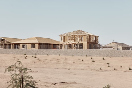 A new housing development at Copper Falls in Buckeye, Arizona.