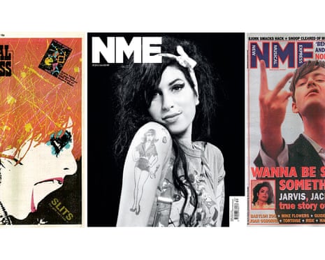 NME covers
Front cover of the NME. The Slits – October 7, 1978
Amy Winehouse, posed NME 30/07/2011 pub orig
Front cover of the NME. Pulp – March 2, 1996