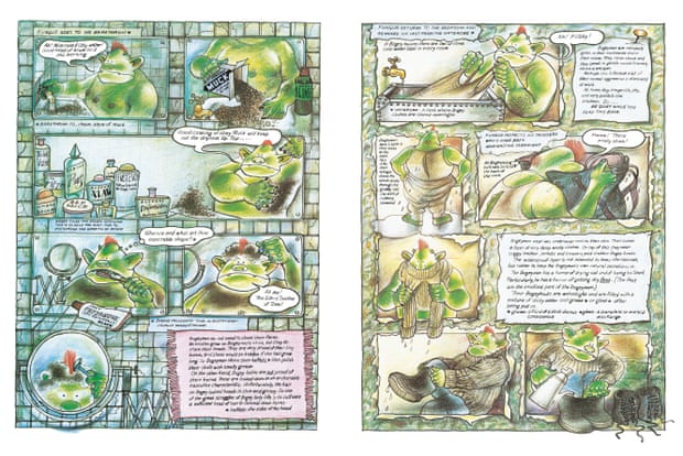Raymond Briggs' Fungus the Bogeyman showed an extreme version of the author's inclination towards honesty and impatience.