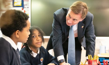 Chancellor with two pupils