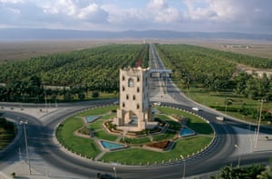 Salalah, Oman. Clocktower roundabout
