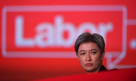 Labor’s Penny Wong, who Bruce says has ‘got more balls than half the blokes’.