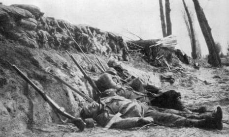 On 22 April 1915 the Germans released 168 tons of chlorine gas over a four mile front, in the first gas attack of the war, killing many of the French Zouave infantry in Second Battle of Ypres, Belgium.