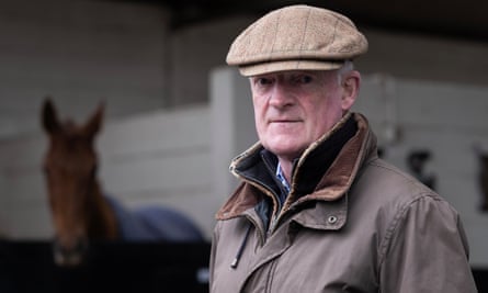 Willie Mullins at his yard in County Carlow