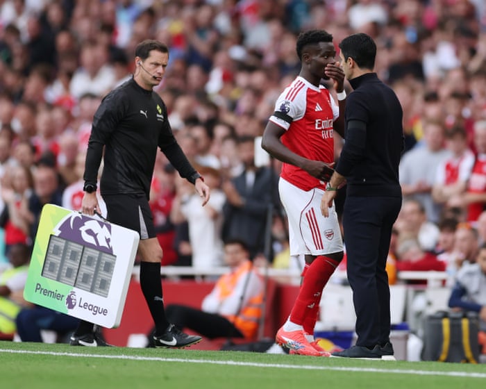 Arteta welcomes Eze but worried by ‘significant’ Saka injury and Ødegaard blow