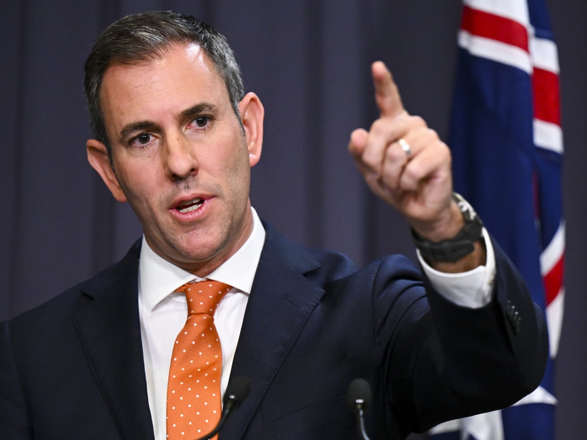 Jim Chalmers warns not to expect budget surplus as treasury forecasts 'difficult decisions' ahead | Australian politics | The Guardian