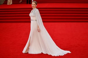 Seydoux on the red carpet. The French actor recently recovered from Covid-19, which prevented her attending the Cannes film festival in July.