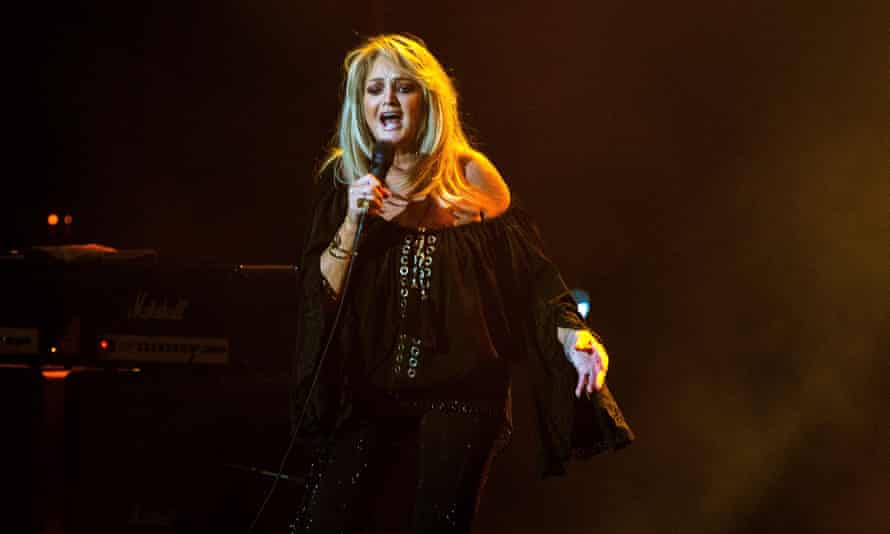 Bonnie Tyler on stage at the Starlite festival in Marbella, Malaga in 2021