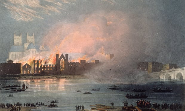 Houses of Parliament fire 1834