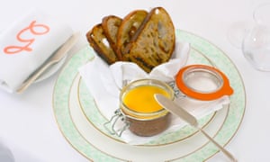 Vegan foie gras from Gauthier Soho.