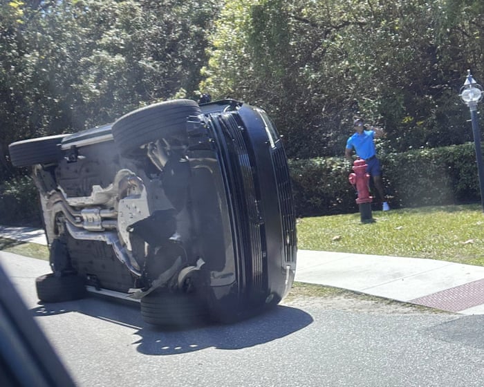 Tiger Woods arrested on suspicion of DUI after rollover crash in Florida