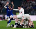 Ben Spencer of England kicks during Six Nations match against Italy in Rome
Italy V England - Guinness Six Nations 2026, Rome - 07 Mar 2026