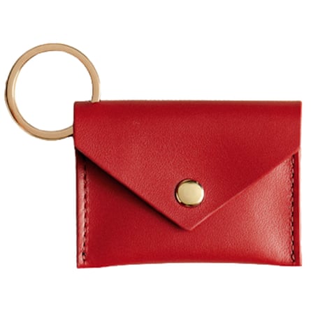 Octobre Envelope Keychain Passion Red