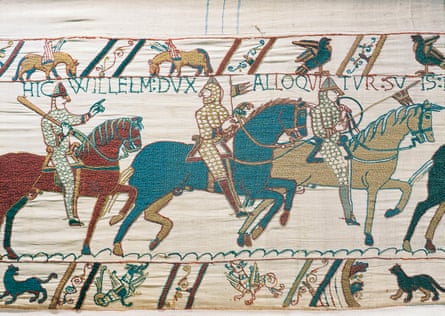 a detail of the Bayeux Tapestry.