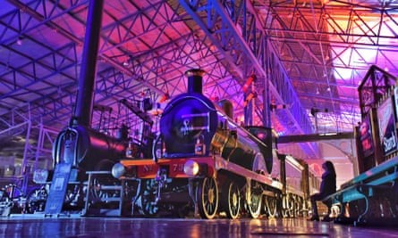 “Locos in a Different Light” installation in the National Railway Museum in York