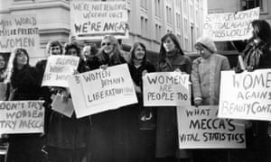 Women’s Liberation Movement protest against the Miss World contest in 1970