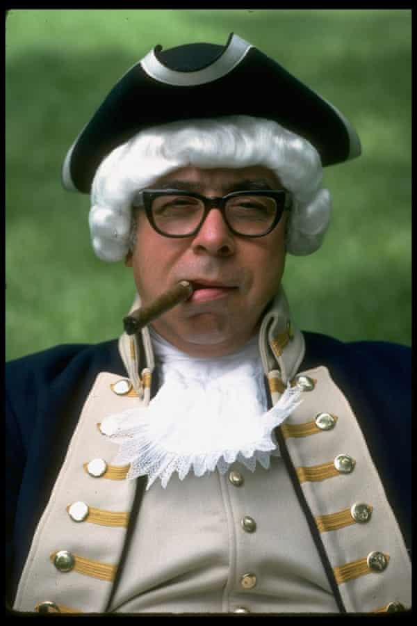 Columist Art Buchwald costumed as Benedict Arnold. (Photo by Dick Swanson/Getty Images)