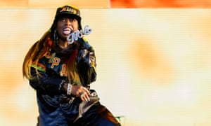 Missy Elliott performs at the Pemberton festival in 2015.