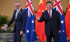 Anthony Albanese and Xi Jinping