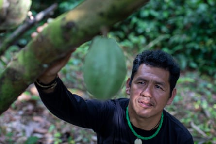 Julio Rodrigues, president of the Wanasseduume association, which came up with the idea for the cacao project.