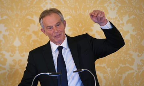 Tony Blair responds to criticisms in the Chilcot inquiry report at a press conference.