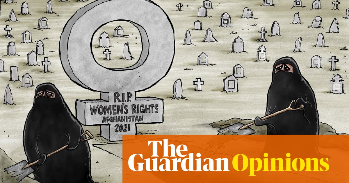 Brian Adcock on the threat to women’s rights in Afghanistan – cartoon
