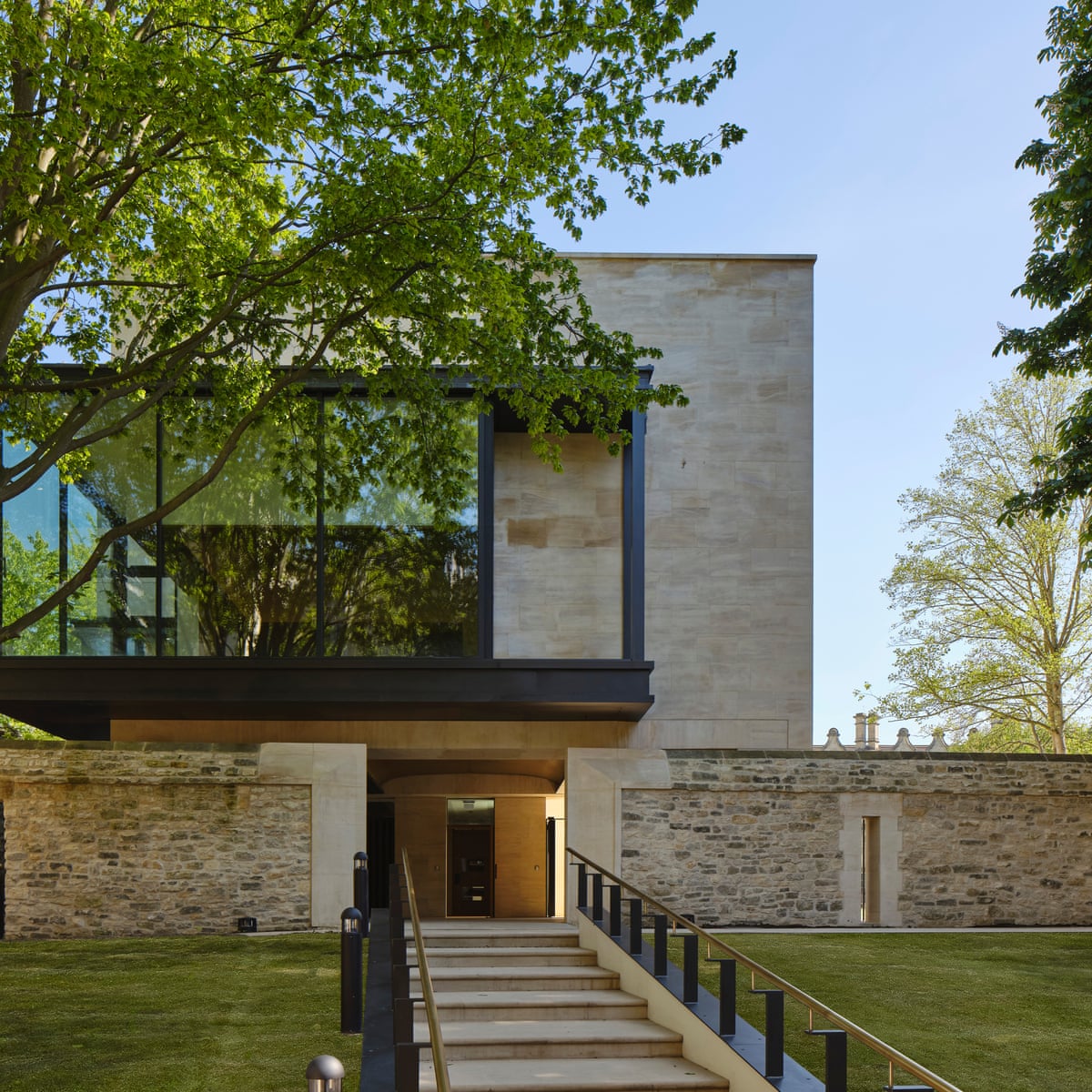St John S College Oxford Library And Study Centre A Touch Of Mod In The Quad Art And Design The Guardian