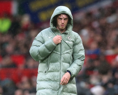 Cole Palmer in a big coat.
